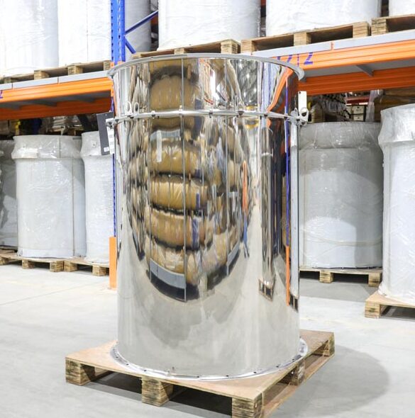 Stainless steel cement filter FCS-24NEON with mounting ring
